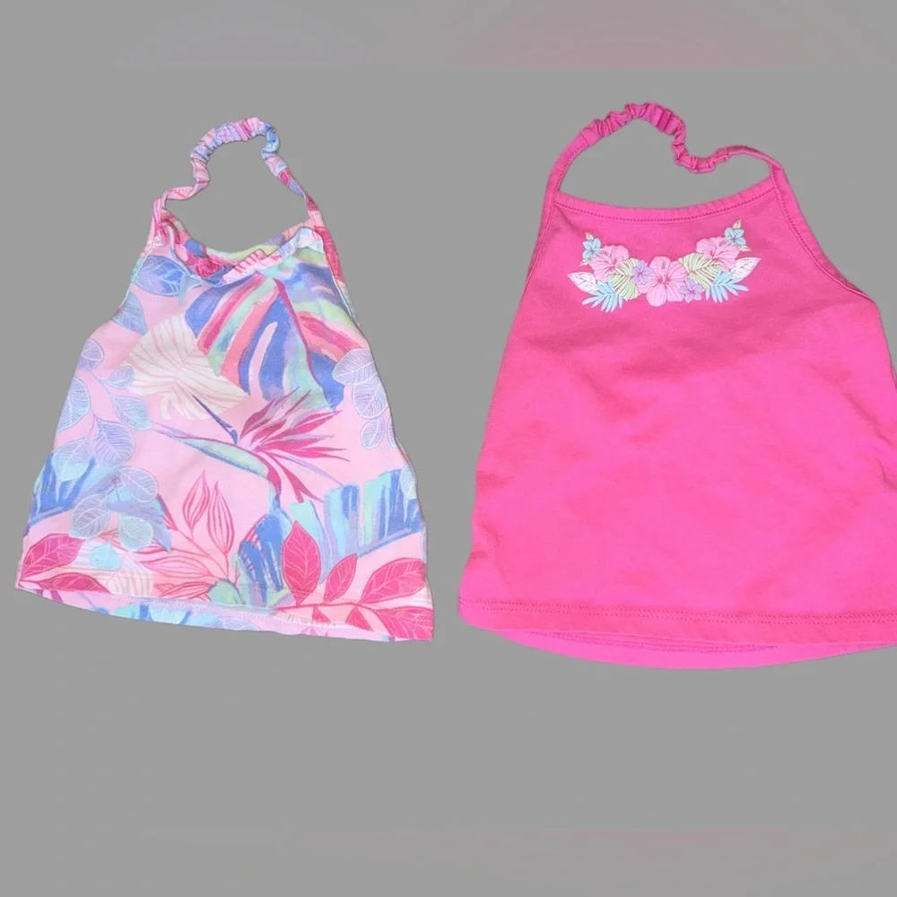 Toddler Girl Tropical Summer Bundle | 12-18 Months | 8 Pieces | Like New - Picture 10 of 11